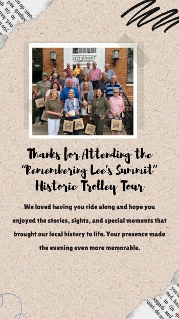 Thank you for attending Trolley Tour